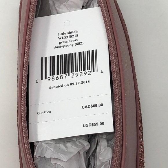 Nwt Kate Spade dustypeony  cosmetic bag - Picture 8 of 8